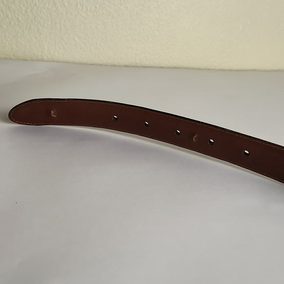 Stylish Black Belt with Ornate Gold Buckle - Picture 8 of 14